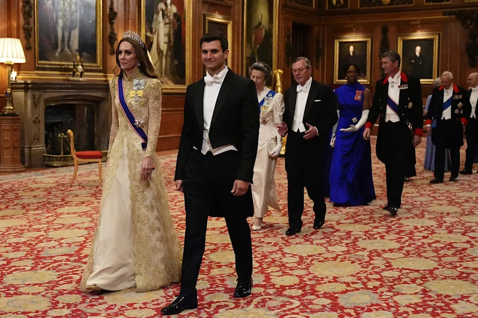 So...why wasn't Kate sat with Prince William at State Banquet? Unusual  seating plan revealed