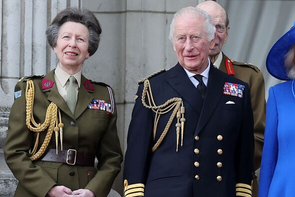 Princess Anne's 'protective' move for King Charles spotted by expert |  Royal | News | Express.co.uk