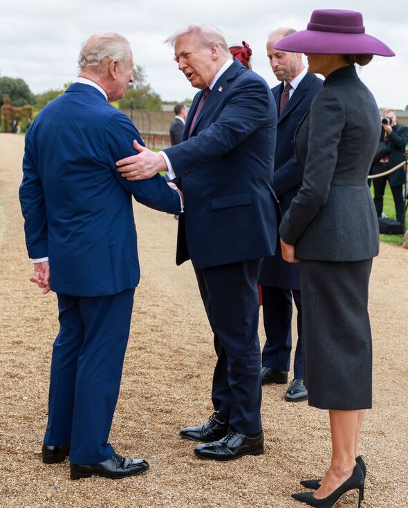President Trump arrival Windsor President Trump arrival Windsor