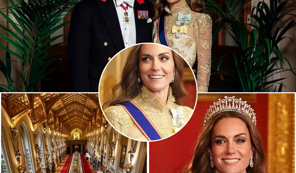 KATE’S GOLDEN MOMENT? Princess Stuns in LACE GOWN and DIANA’S TIARA — But What REALLY Happened at the State Banquet? KATE’S GOLDEN MOMENT? Princess Stuns in LACE GOWN and DIANA’S TIARA — But What REALLY Happened at the State Banquet?