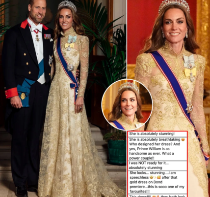 KATE’S BEST LOOK YET? Princess STUNS in GOLD GOWN and DIANA’S TIARA — But What Did That Secret Glance Mean? KATE’S BEST LOOK YET? Princess STUNS in GOLD GOWN and DIANA’S TIARA — But What Did That Secret Glance Mean?