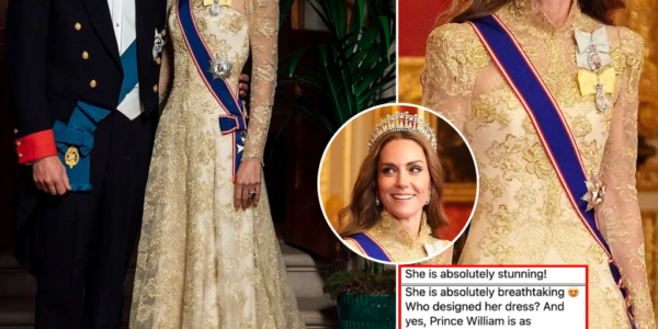 KATE’S BEST LOOK YET? Princess STUNS in GOLD GOWN and DIANA’S TIARA — But What Did That Secret Glance Mean? KATE’S BEST LOOK YET? Princess STUNS in GOLD GOWN and DIANA’S TIARA — But What Did That Secret Glance Mean?