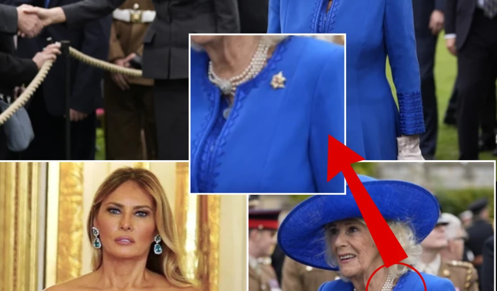 Queen Camilla STEALS The SHOW With Tiffany & Co. Brooch GIFTED By Donald & Melania Trump – A RARE ROYAL MOMENT