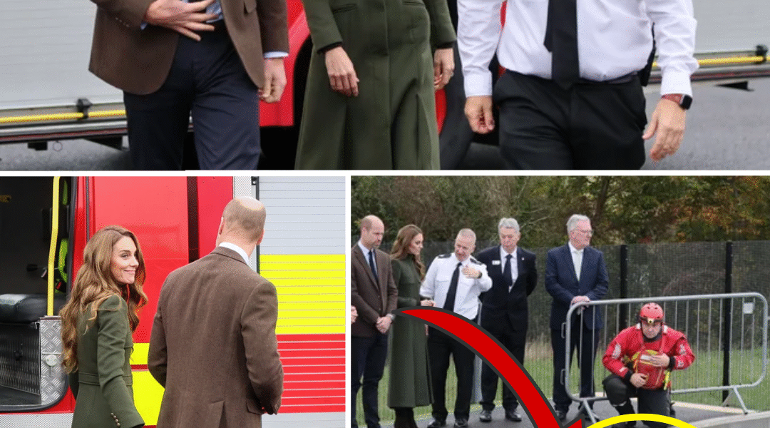 “DENIED AT FULL SPEED”: Princess Kate’s Cheeky Plea to ‘Travel at Full Speed’ SHUT DOWN While Riding in a Fire Engine — Fans Can’t Stop Laughing