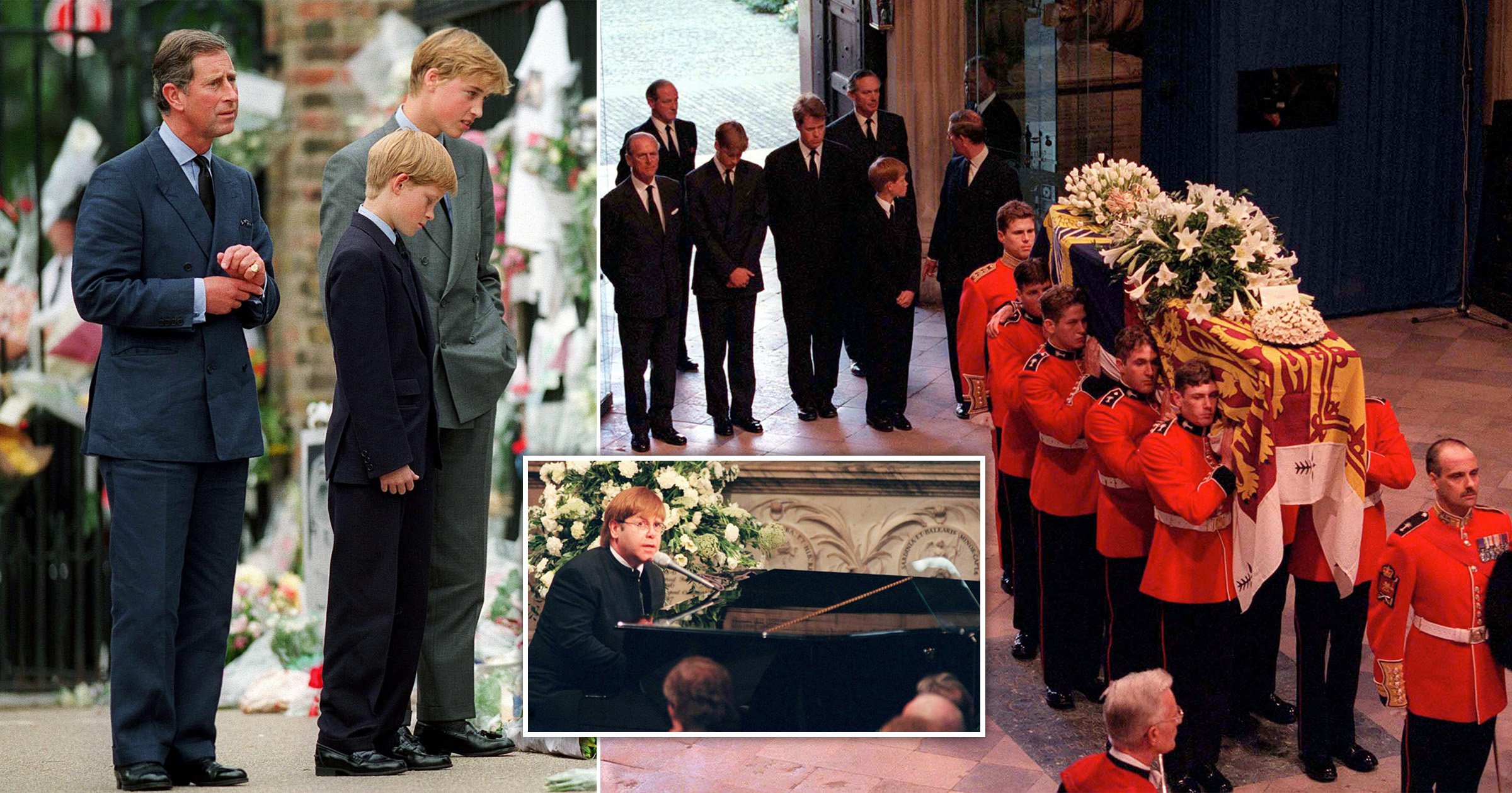 Mourners remember Princess Diana's funeral 25 years on from her death |  Metro News