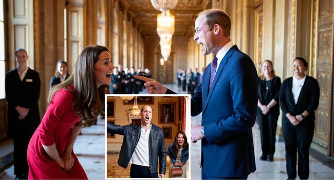 ROYAL LOVE LIFE UPDATE! TONIGHT’S BREAKING NEWS: Forget politics, forget pageantry—the biggest royal headline is straight out of a 90s rom-com. Prince William has been caught in the act… not of anything scandalous, but of serenading Kate Middleton with a cheesy love song right in the palace halls! According to palace insiders, William went full “boyband mode,” belting out a romantic throwback tune while Kate laughed so hard she nearly dropped her handbag. (Honestly, same, Kate. SAME)  When reporters asked about his little concert, William shrugged and replied with the cheekiest line ever: “I was just trying to sing to the Queen.” And that’s it, folks—the royal scandal we can all get behind. No drama, no politics, just a future king acting like a smitten teenager and his wife proving once again why they’re total #CoupleGoals.  From late-night tea debates to random palace karaoke sessions, William and Kate keep showing us that love, laughter, and a little bit of silliness are what truly make a royal romance shine