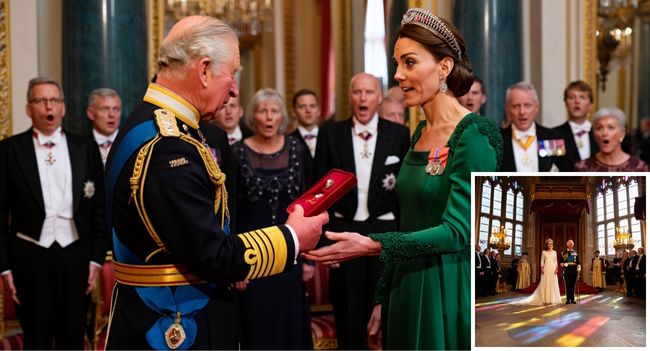 “This Changes Everything!” In a stunning moment that has left the royal world in shock, King Charles has defied tradition and awarded Princess Catherine the coveted Order of the Royal Heart—an honor that hadn’t been given out since Queen Elizabeth II bestowed it upon her in 1961. When the award was announced, even those closest to the King were left speechless. Palace insiders could hardly believe their eyes as the future Queen Consort was recognized with such a personal and powerful symbol of devotion, tenacity, and quiet strength—qualities that now define Catherine’s role within the monarchy. The significance of this moment cannot be overstated. This award, a sign of deep respect and admiration, has always been reserved for those who show unwavering commitment to the family and its legacy. And Catherine, who has worked tirelessly behind the scenes, is now receiving her due recognition as a pillar of the royal family. As King Charles makes his own mark on the monarchy, this gesture sends a clear message: he’s ready to reshape tradition, putting strength and loyalty at the forefront of the royal future. This award not only honors Catherine’s journey but marks the beginning of a new era for the royal family
