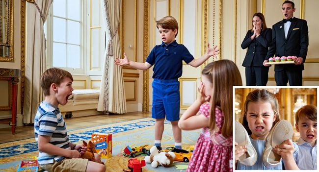 Prince Louis’ Matchmaking Mayhem: Chaos at Kensington Palace! In a hilarious royal twist, Prince Louis decided to play Cupid by introducing his kindergarten buddy to Princess Charlotte, calling him “my future king.” But things took a turn when Charlotte swiftly shut down the idea with a classic response: “He drooled on my shoes, so no.” The royal drama has left us all laughing, and it’s clear that Louis’ matchmaking skills need a little work. Looks like Charlotte’s standards are HIGH, and drool is definitely not part of the package!