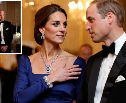 A Royal Moment to Remember: Princess Catherine Wows with Jewelry Fit for a Queen! In a stunning tribute to her late mother-in-law, Princess Diana, Princess Catherine has left us all in awe! At the latest royal gala, Catherine dazzled the world by wearing one of the most coveted pieces from the royal collection — a precious necklace once belonging to the beloved Princess Diana herself. With its breathtaking sapphires and diamonds, this iconic jewel is not just a fashion statement, but a living link to the royal legacy that Diana so beautifully embodied. And the moment that left everyone speechless? Prince William’s reaction! The Duke of Cambridge was visibly moved, gazing at his wife with pride and admiration. “She would have loved her,” he said, reflecting on how Diana would have adored the grace and poise Catherine brings to the royal family. It was a heartwarming moment that reminded us all of the deep connection between these two extraordinary women. Catherine’s elegance shines not only in her style but also in the way she’s carrying forward Diana’s philanthropic spirit. By wearing this cherished jewel, she honors Diana’s legacy while continuing her own royal journey. It’s clear that this is more than just an heirloom; it’s a symbol of the unity, love, and grace that define the future of the British monarchy