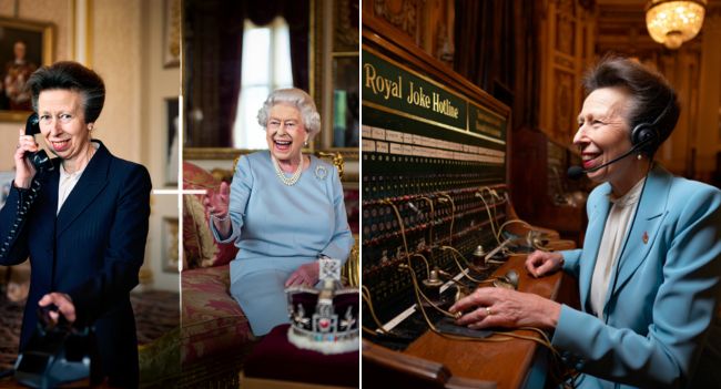 BREAKING: PRINCESS ANNE LAUNCHES “ROYAL JOKE HOTLINE”! Yes, it’s TRUE! Princess Anne has officially unveiled her latest project — a hotline where YOU can call in and hear her very best knock-knock jokes straight from Buckingham Palace! And guess who’s already her #1 fan? Early reports suggest the Queen herself dials in every single day just to hear Anne’s timeless favorite: “Knock-knock.” “Who’s there?” “Windsor.” “Windsor who?” “Windsor last time you had a proper laugh?” Fans across the globe are calling it the funniest royal tradition ever, with some joking they’d happily trade a palace tour for “unlimited minutes on the Princess Anne Comedy Hotline”