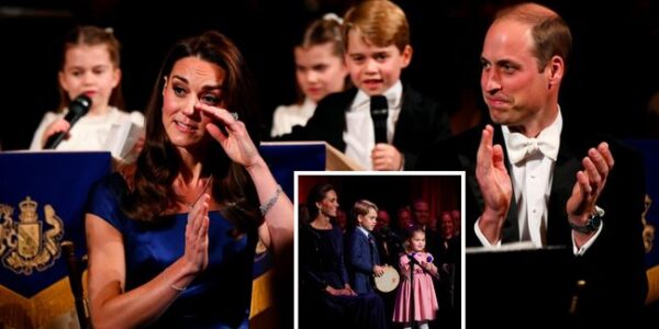 STEAL THE SHOW! A Royal Night of Music & Motherhood. Last night’s Royal Concert wasn’t just about dazzling lights or world-class performances — it was about family, love, and an unforgettable surprise. When Prince George and Princess Charlotte stepped onto the stage for a touching performance, the entire hall erupted in applause. But it was their proud mum, Princess Catherine, who captured every heart. Cameras caught her wiping away tears, overcome with emotion as she watched her children shine. Seated beside Prince William, Catherine beamed with pride — applauding, mouthing “Well done” to George and Charlotte, and reminding the world that behind the royal titles is a devoted mother moved to tears by her children’s courage and talent. The performance instantly went viral, with fans flooding social media: “This is Catherine at her most real — a mum first, a Princess second”, “George and Charlotte are naturals! The future looks bright.”“An unforgettable family moment. The royals at their best.” For one magical night, the spotlight wasn’t on crowns or ceremony — it was on a mother’s pride and two children’s shining moment. A memory the nation — and Catherine — will cherish forever