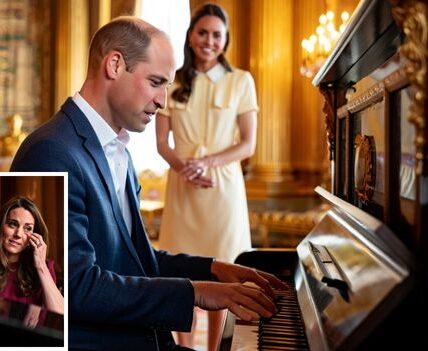 THE FORGOTTEN PIANO – A ROYAL LOVE STORY! SURPRISINGLY SWEET: Kensington Palace insiders have revealed a moment so tender it feels straight out of a fairytale… One quiet evening, Prince William sat down at the Palace’s old piano – the very same one Kate used to practice on as a little girl. At first, he played clumsily, laughing at himself as the notes stumbled… but then, to Kate’s shock, he began to sing softly: “You’ll always be my Queen.” Witnesses say Kate’s eyes filled with tears as she listened. Smiling through the emotion, she gently whispered back: “You’re already my King.” No crowns. No cameras. Just a husband and wife, reminding each other that their love is stronger than titles, palaces, or duty