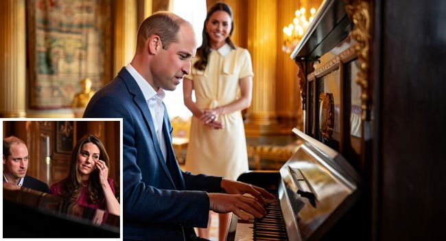 THE FORGOTTEN PIANO – A ROYAL LOVE STORY! SURPRISINGLY SWEET: Kensington Palace insiders have revealed a moment so tender it feels straight out of a fairytale… One quiet evening, Prince William sat down at the Palace’s old piano – the very same one Kate used to practice on as a little girl. At first, he played clumsily, laughing at himself as the notes stumbled… but then, to Kate’s shock, he began to sing softly: “You’ll always be my Queen.” Witnesses say Kate’s eyes filled with tears as she listened. Smiling through the emotion, she gently whispered back: “You’re already my King.” No crowns. No cameras. Just a husband and wife, reminding each other that their love is stronger than titles, palaces, or duty