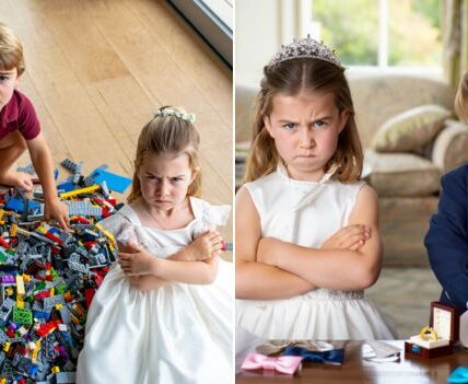 ROYAL WEDDING CANCELLED! The palace is in crisis… and this time, it’s not politics—it’s plastic. Princess Charlotte has reportedly called off her mock wedding after Prince Louis lost the most precious jewel of them all: her Lego engagement ring! Witnesses say Charlotte refused to go through with the ceremony, declaring: “No ring, no wedding!”  Palace staff are now working “around the clock” to locate the missing piece, searching under sofas, inside Lego castles, and even Louis’s toy box. Meanwhile, Louis insists the brick was last seen fueling his “Lego spaceship”
