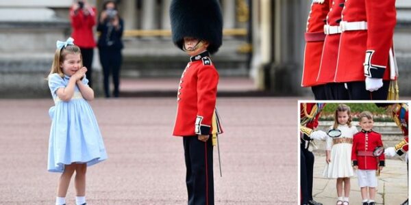 ROYAL NEWS YOU WON’T BELIEVE! Forget dating apps — at Buckingham Palace, even Princess Charlotte’s playground boyfriends (yes, ages 7 to 9!) must now face the ultimate Royal Guard test before winning her approval. The rules? A stern face (no giggles allowed!) Shiny shoes polished to perfection! And the hardest one of all… standing completely still for TWO MINUTES. Can you imagine little suitors lining up on the playground, trying their best guard face while Charlotte watches with her cheeky royal smile? Fans online are obsessed with this hilarious “new protocol,” calling it the cutest royal tradition yet. Some even joked: “I’m 30 and still can’t pass this test!”