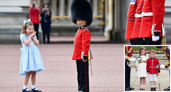 ROYAL NEWS YOU WON’T BELIEVE! Forget dating apps — at Buckingham Palace, even Princess Charlotte’s playground boyfriends (yes, ages 7 to 9!) must now face the ultimate Royal Guard test before winning her approval. The rules? A stern face (no giggles allowed!) Shiny shoes polished to perfection! And the hardest one of all… standing completely still for TWO MINUTES. Can you imagine little suitors lining up on the playground, trying their best guard face while Charlotte watches with her cheeky royal smile? Fans online are obsessed with this hilarious “new protocol,” calling it the cutest royal tradition yet. Some even joked: “I’m 30 and still can’t pass this test!”
