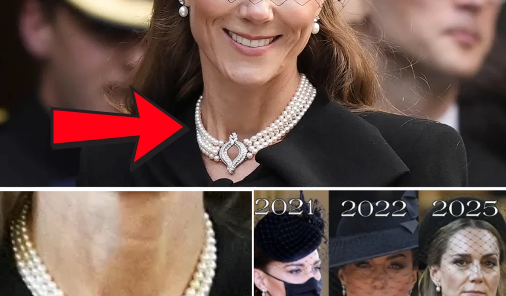 BREAKING: Princess Catherine DAZZLES In Stunning Pearl-Diamond Choker At Duchess of Kent’s Funeral – Fans Left SPEECHLESS Hearing the HIDDEN Meaning Behind It BREAKING: Princess Catherine DAZZLES In Stunning Pearl-Diamond Choker At Duchess of Kent’s Funeral – Fans Left SPEECHLESS Hearing the HIDDEN Meaning Behind It