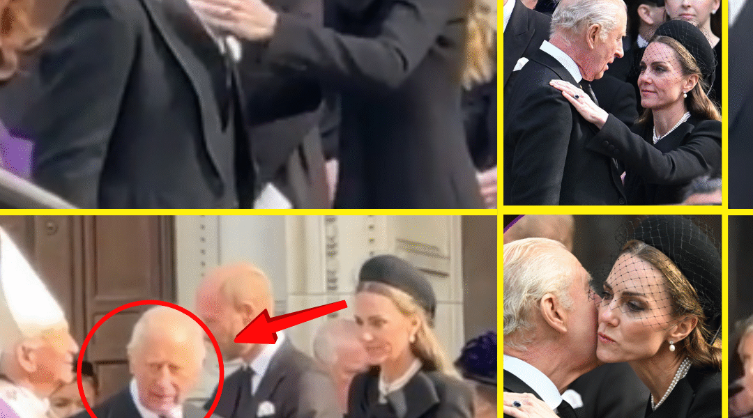 CAUGHT ON CAMRERA: King Charles’ NOTABLE Gesture to ‘Daughter’ Catherine At Royal Funeral GOES VIRAL As Camilla’s ABSENCE Stuns Fans! 😱 CAUGHT ON CAMRERA: King Charles’ NOTABLE Gesture to ‘Daughter’ Catherine At Royal Funeral GOES VIRAL As Camilla’s ABSENCE Stuns Fans! 😱
