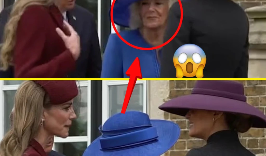 JUST IN: Melania Trump CAUGHT IGNORING Camilla for Catherine During U.K State Visit at Windsor Castle — Queen’s Response STUNS ALL! 😱👇👇