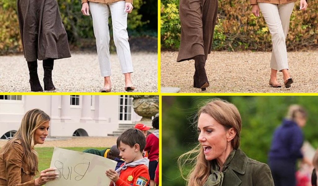 15 MINS AGO: Melania Trump and Princess Catherine SHINE In Coordinated Outfits As They Meet Scouts After tour of Windsor Castle – ONE Jaw-Dropping Detail SPARKS Global Buzz! 15 MINS AGO: Melania Trump and Princess Catherine SHINE In Coordinated Outfits As They Meet Scouts After tour of Windsor Castle – ONE Jaw-Dropping Detail SPARKS Global Buzz!