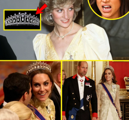 Meghan Markle SEETHES as Princess Catherine Plays HUGE ROLE in U.S. State Visit with Princess Diana’s Iconic Tiara