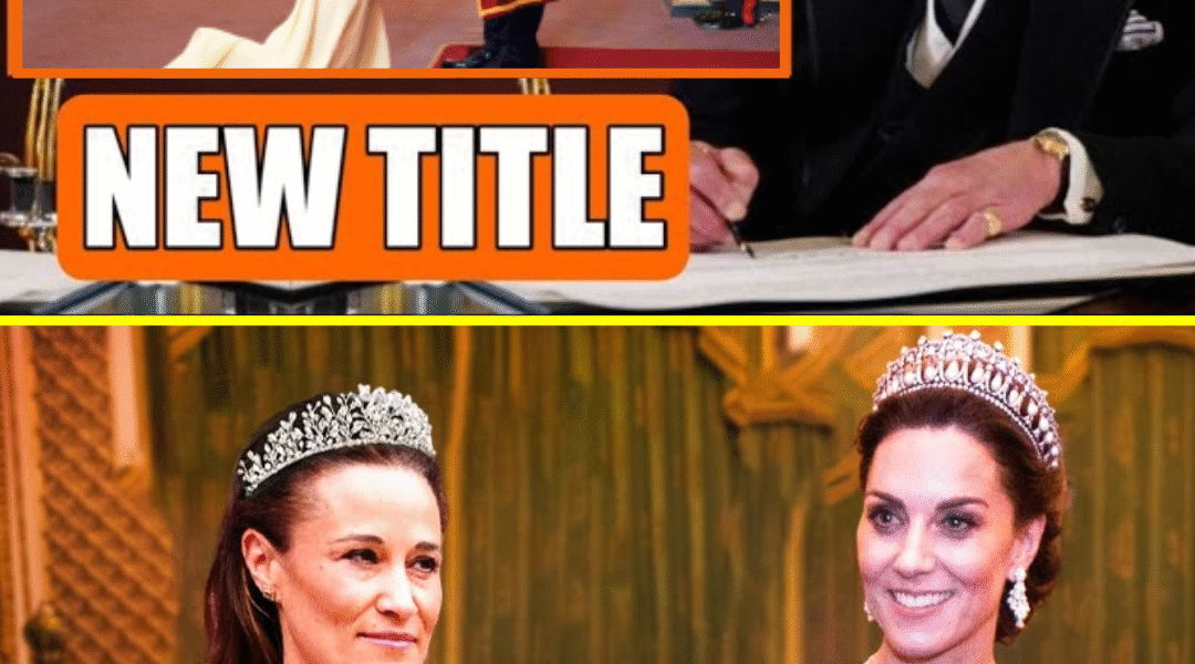 ROYALS IN SH0CK! Pippa Middleton Receives A SPECIAL Royal TITLE From King Charles Thanks To Catherine ROYALS IN SH0CK! Pippa Middleton Receives A SPECIAL Royal TITLE From King Charles Thanks To Catherine