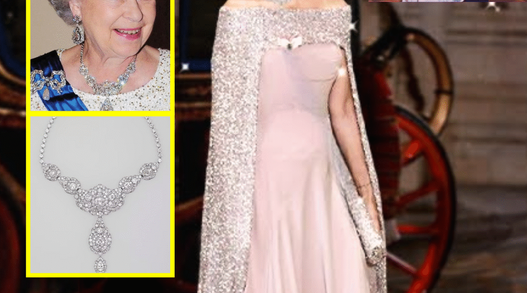 OMG! Princess Catherine DAZZLED In Glittering McQueen Gown & Queen’s Most Expensive Diamond Necklace In the World – Hidden Meaning Behind the Necklace Stuns Everyone
