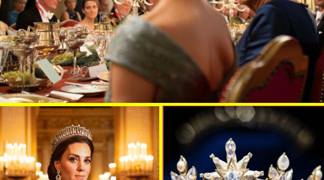 CHAOS IN PALACE! Queen Camilla “FURIOUS” as Catherine STUNS in Diana’s £4 MILLION Tiara & Queen’s Diamond Earrings at the State Banquet CHAOS IN PALACE! Queen Camilla “FURIOUS” as Catherine STUNS in Diana’s £4 MILLION Tiara & Queen’s Diamond Earrings at the State Banquet