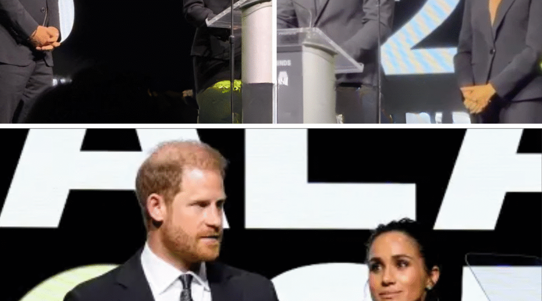 CAUGHT ON CAMERA: Harry’s DISGUSTED Look at Meghan During Her Smug Speech on Stage Goes Viral Overnigh