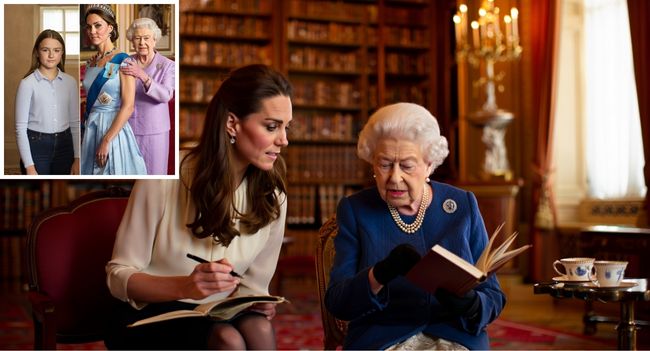 ROYAL BOMBSHELL! Hold onto your crowns, because the palace has just been rocked by shocking revelations that could change everything we thought we knew about Princess Catherine. According to Jonathan Thompson, King Charles’s most trusted aide, the late Queen Elizabeth II secretly “trained” Kate Middleton in a series of hidden lessons in power, resilience, and survival. Yes, you read that right—Kate wasn’t just welcomed into the royal family, she was forged by the Queen herself to become one of the most powerful women in modern royalty. But here’s the million-dollar question: Why Kate? Why was she chosen over others in the royal circle, and was this Queen Elizabeth’s ultimate move to secure Kate’s place as the future Queen Consort alongside Prince William? Or was it a risky gamble that could change the monarchy forever? Behind-the-scenes whispers reveal tzat the Queen saw something extraordinary in Kate—qualities of strength, grace, and fortitude that would not only carry the monarchy through turbulent times but also reshape its future. These revelations shed light on the secret mentorship that gave Kate the power to thrive under intense scrutiny, preparing her for a role she was destined for long before she ever wore the crown