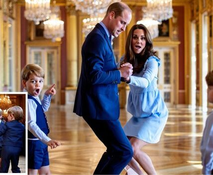 What was meant to be a romantic royal surprise turned into one of the funniest family moments yet! Prince William reportedly hired a secret dance instructor to impress Duchess Kate—but let’s just say… things didn’t exactly go as planned. Instead of sweeping Kate off her feet, William spent most of the night stepping on them! Kate couldn’t stop laughing, and just when the moment seemed like it couldn’t get any more chaotic, in marched the kids. George played the role of “judge” and shouted across the room: “Daddy, you’re fired!” Charlotte cheered like it was a talent show, while cheeky Prince Louis spun the wrong way, collapsed in giggles, and completely stole the spotlight. The lesson that was supposed to be smooth and romantic turned into a full-blown royal comedy skit—filled with laughter, hugs, and memories they’ll never forget. And honestly, isn’t that the sweetest kind of love story? Imperfect, a little clumsy, but full of joy