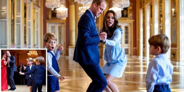 What was meant to be a romantic royal surprise turned into one of the funniest family moments yet! Prince William reportedly hired a secret dance instructor to impress Duchess Kate—but let’s just say… things didn’t exactly go as planned. Instead of sweeping Kate off her feet, William spent most of the night stepping on them! Kate couldn’t stop laughing, and just when the moment seemed like it couldn’t get any more chaotic, in marched the kids. George played the role of “judge” and shouted across the room: “Daddy, you’re fired!” Charlotte cheered like it was a talent show, while cheeky Prince Louis spun the wrong way, collapsed in giggles, and completely stole the spotlight. The lesson that was supposed to be smooth and romantic turned into a full-blown royal comedy skit—filled with laughter, hugs, and memories they’ll never forget. And honestly, isn’t that the sweetest kind of love story? Imperfect, a little clumsy, but full of joy