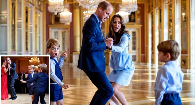What was meant to be a romantic royal surprise turned into one of the funniest family moments yet! Prince William reportedly hired a secret dance instructor to impress Duchess Kate—but let’s just say… things didn’t exactly go as planned. Instead of sweeping Kate off her feet, William spent most of the night stepping on them! Kate couldn’t stop laughing, and just when the moment seemed like it couldn’t get any more chaotic, in marched the kids. George played the role of “judge” and shouted across the room: “Daddy, you’re fired!” Charlotte cheered like it was a talent show, while cheeky Prince Louis spun the wrong way, collapsed in giggles, and completely stole the spotlight. The lesson that was supposed to be smooth and romantic turned into a full-blown royal comedy skit—filled with laughter, hugs, and memories they’ll never forget. And honestly, isn’t that the sweetest kind of love story? Imperfect, a little clumsy, but full of joy