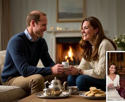LATE-NIGHT TEA – A ROYAL LOVE STORY THAT MELTS HEARTS! PALLOWING: Forget the glittering tiaras, the grand palace halls, and the dazzling royal events… Insiders reveal that Prince William and Princess Kate’s happiest moments aren’t found under the spotlights, but in the quiet hours of the night when the world is asleep. Every evening, after George, Charlotte, and Louis are tucked into bed, the couple brews a simple pot of tea, sits by the crackling fire, and just talks. They laugh over silly little jokes, share stories from their day, and dream aloud about the future — not as royals bound by duty, but as two soulmates cherishing the gift of ordinary love.  And the most touching moment of all? Insiders say Kate once looked at William with a gentle smile and whispered: “These cups of tea will always mean more to me than any tiara.” It’s in these small, tender rituals — a cup of tea, a shared laugh, a promise by the fire — that their love story shines brighter than any crown