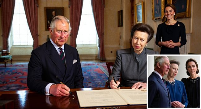Royal Shockwave! King Charles and Princess Anne Sign Decree Sidestepping Camilla, Elevating Catherine to Power. In a jaw-dropping twist that has the royal world reeling, Buckingham Palace has confirmed a new royal decree signed by King Charles and Princess Anne, with Queen Camilla’s name conspicuously absent.  The decree catapults Princess Catherine to the very heart of the monarchy’s power structure, leaving everyone questioning what this bold move means for the future of the Crown! Why did King Charles and Princess Anne sidestep Camilla? Is this a deliberate move to empower Catherine as the future Queen Consort, or are there hidden rifts within the royal family that we haven’t seen before? Sources inside the palace are whispering of growing tensions, while royal experts warn that this dramatic shift could redefine the monarchy’s future in ways no one expected! With Catherine now positioned at the center of power, the royal family’s dynamics may never be the same again