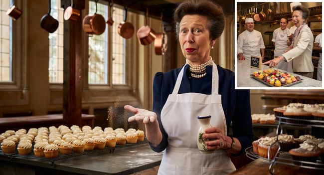 Royal Kitchen Chaos: When Princess Anne Swapped Sugar for Sass! Who needs The Great British Bake Off when you’ve got The Great Royal Mix-Up! In a moment of pure royal sweetness (and a pinch of chaos), Princess Anne decided to surprise palace staff by baking 200 cupcakes herself! But here’s the twist — she accidentally used salt instead of sugar! The result? Perfectly decorated, beautifully baked… and completely inedible cupcakes. But instead of getting flustered, the ever-down-to-earth Princess just laughed it off and told everyone, “Think of it as a royal detox!” And that’s exactly why we love her — no drama, no fuss, just a good sense of humor and a heart as generous as her spirit. Palace staff might not have had dessert that day, but they definitely got a sweet memory they’ll never forget