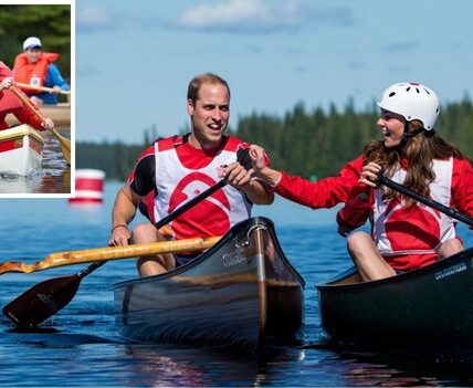 Royal Adventure Alert! What happens when a royal canoe race in Canada turns into a scene straight out of a romantic comedy? Halfway through the race, Prince William’s oar snapped mid-paddle, leaving him stranded and laughing in disbelief. But before the Duke could drift too far, in swooped his very own heroine—Duchess Kate. Kate pulled him into her canoe, and together they began rowing in perfect sync. Witnesses said the two couldn’t stop laughing as they paddled side by side, turning what could have been a disaster into the sweetest moment of the day. They may not have won the race, but they definitely won the crowd. Fans called it a “rom-com in real life”—the kind of playful, genuine love story that makes William and Kate such a joy to watch