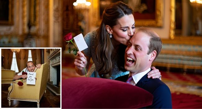 Royal Hide-and-Seek: Prince William is Missing… for Love!  Who says royal romance is all tiaras and traditions? Sometimes, it’s a little mischief and a lot of love! On a quiet Sunday at Kensington Palace, Kate couldn’t find Prince William anywhere — not in the study, not in the garden, not even in the kitchen (where he occasionally steals a cookie or two).But after a short search, she finally found him… hiding behind the sofa! And what was he holding? A single red rose and a cheeky little note that read: “Found you = kiss you.”  Kate just smiled, rolled her eyes, and kissed him anyway. “I see your royal duties now include romance,” she teased. William’s reply? “Always — you’re in charge of love.” It’s these little moments that make us fall in love with them all over again — not the crowns, not the cameras, but the laughter, the playfulness, and the genuine affection that still shines after all these years. Because sometimes, true love isn’t about grand gestures — it’s about hiding behind a sofa with a rose and a smile that says you still make my heart skip a beat