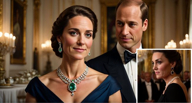 “The late Princess would have loved her.” In a moment that felt both timeless and deeply emotional, Princess Catherine stepped into the spotlight wearing the most coveted jewels once cherished by Princess Diana — and the world is in awe. The breathtaking pieces, shimmering with history and heart, weren’t just accessories… they were symbols of love, legacy, and continuity. And as Catherine radiated elegance and grace, all eyes turned to Prince William — who couldn’t seem to look away. The jewelry that once defined Diana’s iconic style now lives on through Catherine. Fans are calling it a perfect tribute to the late Princess. And whispers everywhere say: “Diana would have adored her.”It wasn’t just fashion. It was a bridge between past and present — a reminder that the spirit of the People’s Princess still shines through every sparkle and every glance