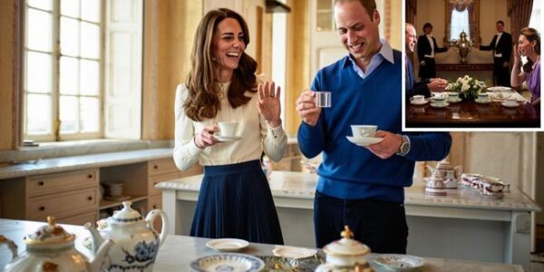 TEATIME SHOWDOWN AT THE PALACE! Forget politics, forget palace intrigue – the latest royal drama is steeped in… TEA! Prince William swears by his “scientific tea-making method,” while Kate insists hers has the true royal taste. Witnesses say the playful argument ended after SIX cups were downed, the couple were left giggling like schoolkids, and the butlers had to hide the teapot before things got too wild. Is Britain’s future decided by boiling points and brew times… or by tradition and taste?