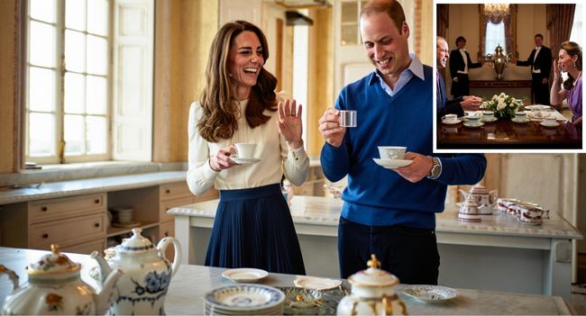TEATIME SHOWDOWN AT THE PALACE! Forget politics, forget palace intrigue – the latest royal drama is steeped in… TEA! Prince William swears by his “scientific tea-making method,” while Kate insists hers has the true royal taste. Witnesses say the playful argument ended after SIX cups were downed, the couple were left giggling like schoolkids, and the butlers had to hide the teapot before things got too wild. Is Britain’s future decided by boiling points and brew times… or by tradition and taste?
