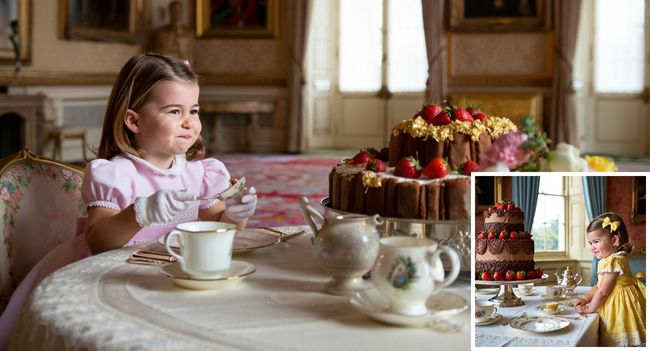 Breaking Royal News: Princess Charlotte’s ‘Romeo’ Is… a Chocolate Cake?! In a delightful twist that has sent shockwaves through the tabloids today, Princess Charlotte confessed her “true love” isn’t a dashing young prince—it’s the decadent chocolate cake served at Kensington Palace tea parties! When asked about her favorite treat, Charlotte cheekily declared her affection for the cake, nicknaming it “Romeo.” A sweet (and hilarious) confession from the young princess that has left the world in stitches. Prince William, ever the jokester, responded with a classic line: “At least he’s sweet.” Looks like love is truly in the air… or maybe it’s just in the chocolate ganache!