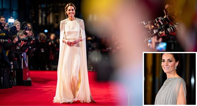 ROYALS IN SH0CK! Princess Catherine Stuns the World. Last night in London, the red carpet didn’t belong to Hollywood — it belonged to Princess Catherine. Arriving in a daring low-cut cape gown, complete with beaded shoulders, flowing slit sleeves, and a dramatic silhouette, the Princess of Wales stopped the premiere in its tracks. Cameras flashed, jaws dropped, and even the A-list cast faded into the background. Bold. Elegant. Unapologetically regal. Catherine’s gown shimmered under the lights like something out of a movie itself — but this wasn’t just fashion, it was a statement. Fans say she looked every inch the future queen the world already sees her as. Social media erupted within minutes: “She stole the entire show”, “Iconic. Powerful. Timeless”, “This is Catherine’s red-carpet revolution!”. Even seasoned fashion critics admitted it: the Princess didn’t just attend the premiere — she owned it. One unforgettable night. One gown that will be talked about for years. One Princess proving, yet again, why she’s the royal the world can’t stop watching