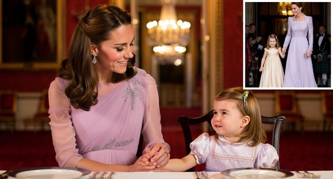 ROYAL TWINS-IN-STYLE!  OMG  — Princess Catherine and Princess Charlotte have done it again! The royal mother-daughter duo completely stole the spotlight at the Balmoral Dinner Party, stepping out in perfectly coordinated outfits that had the entire internet swooning! Dressed in dreamy pastels and soft shimmer, Catherine radiated elegance in her flowing evening gown — and little Charlotte looked every bit her mother’s mini-me in a matching hue, smiling sweetly beside her. The two looked like a living portrait of grace and legacy, blending royal tradition with the warmth of a modern family moment. Guests at Balmoral were reportedly speechless as the pair entered hand-in-hand — their bond glowing brighter than the chandeliers themselves.  From the delicate details of Catherine’s gown to Charlotte’s sweet accessories, every inch whispered sophistication and connection. And of course… fans online can’t get enough! Commenters are calling them “the most stylish mother-daughter duo in the world” — and honestly, can you blame them? Two generations. One royal sparkle. Infinite elegance. If this doesn’t melt your heart, we don’t know what will