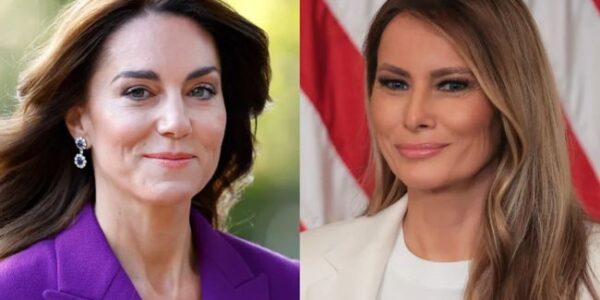 Five seemingly innocuous words from Melania Trump during a state visit suddenly became the spark that ignited a diplomatic – and royal – storm. The words were uttered with a chuckle, but they were enough to freeze the gazes around the dinner table. People swear that William squeezed her hand slightly, while Kate just kept her icy smile. Immediately, whispers spread: What was Melania implying? A secret that had never been revealed, or just a hidden test? Newspaper headlines were everywhere, social media exploded, and every little detail of the party was scrutinized to the hilt. The most shocking thing: some people claimed that Melania not only said those five words, but also leaned close to a high-ranking guest’s ear, adding four short words – enough to create a scandal that could shake both the Royal Family and the White House.