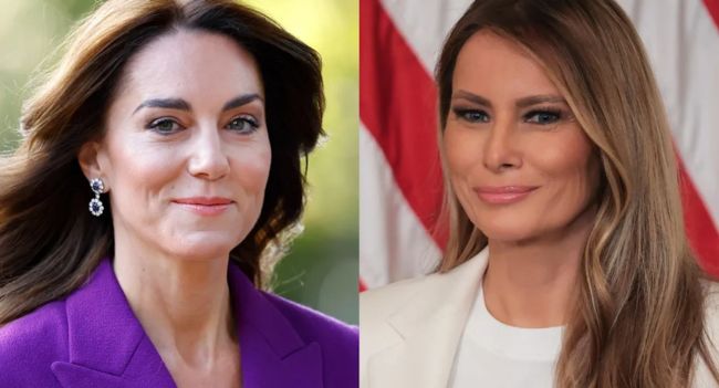 Five seemingly innocuous words from Melania Trump during a state visit suddenly became the spark that ignited a diplomatic – and royal – storm. The words were uttered with a chuckle, but they were enough to freeze the gazes around the dinner table. People swear that William squeezed her hand slightly, while Kate just kept her icy smile. Immediately, whispers spread: What was Melania implying? A secret that had never been revealed, or just a hidden test? Newspaper headlines were everywhere, social media exploded, and every little detail of the party was scrutinized to the hilt. The most shocking thing: some people claimed that Melania not only said those five words, but also leaned close to a high-ranking guest’s ear, adding four short words – enough to create a scandal that could shake both the Royal Family and the White House.