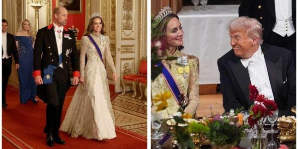 Kate Middleton has admitted that she was “fully aware” of the immense pressure during Trump’s official visit to the UK, especially during the moments when “all eyes were on her.” According to a source close to her, Kate faced a lot of scrutiny, and not a little bit of implicit criticism from the public about how she handled this political event. But what really got people curious was a particular conversation between Kate and Donald Trump right at the dinner party, which may have completely changed the way she behaved during this visit. And what Kate actually said during the event was just 8 words that surprised everyone at the party.