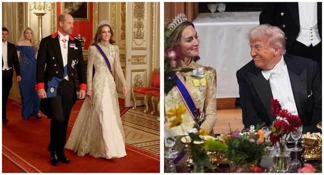 Kate Middleton has admitted that she was “fully aware” of the immense pressure during Trump’s official visit to the UK, especially during the moments when “all eyes were on her.” According to a source close to her, Kate faced a lot of scrutiny, and not a little bit of implicit criticism from the public about how she handled this political event. But what really got people curious was a particular conversation between Kate and Donald Trump right at the dinner party, which may have completely changed the way she behaved during this visit. And what Kate actually said during the event was just 8 words that surprised everyone at the party.