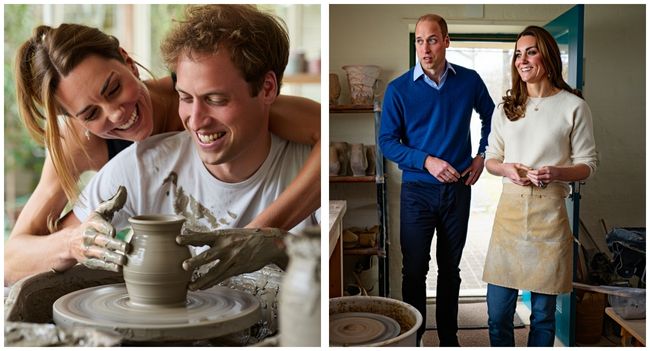 “Royal Date Night: William & Kate Get Covered in Clay in Pottery Class — And Fans Joke ‘This Scene Should Be on Netflix!’” On a rare evening away from royal duties, William and Kate opted for something simple: sitting next to each other in pottery class. The clay was soft on the wheel, and laughter echoed throughout the room, evoking memories of their early years as young students.  When Kate’s hand started to shake, William gently placed his hand on top of hers, together, adjusting the lines. An onlooker revealed:  “He whispered nine words that made her tear up instantly.”  That moment was not just art, but a lasting love reshaped, amidst all the turmoil and public opinion out there.  👉 Full romantic story below 👇 Details inside — you won’t believe the tender words William chose…