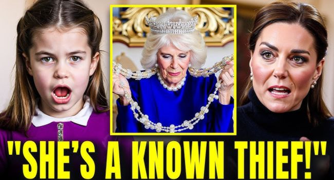 “ROYAL SCANDAL: Kate Middleton EXPOSES Queen Camilla Stealing Charlotte’s Inherited ROYAL Jewels – The Truth Will Leave You SPEECHLESS!” The British royal family was shocked after Kate Middleton decided to expose a shocking secret about Queen Camilla: She was accused of stealing precious jewels that Princess Charlotte was supposed to inherit. The incident started when Charlotte discovered that one of Diana’s legacy jewels was missing and no one knew why. But Kate did not keep quiet anymore – she officially exposed the story that Camilla had secretly stolen precious items that Charlotte was promised to inherit. However, that was not all. Another action from Kate shook the whole royal family – she decided to clarify everything in public, causing this royal family war to escalate rapidly. How will Queen Camilla react, and can Kate keep the truth in an inevitable power struggle?.. Full story below 👇